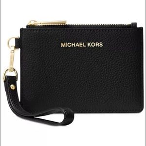 Michael Kors Black Leather Coin Purse